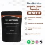 Organic Clove Capsules 500mg - High Strength Clove Supplement - 60 Vegan Capsules (2 Months Supply) - No fillers or Binders. - Image 4