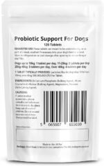 Probiotics for Dogs – Supports Normal Digestive Function & Gut Balance – 120 Tablets | All Breeds & Ages - Image 8
