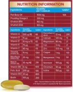 Seven Seas Omega-3 and Multivitamins Man, with B Vitamins and Magnesium, 30-Day Duo Pack, 30 Omega-3 Capsules and 30 Multivitamin Tablets - Image 3
