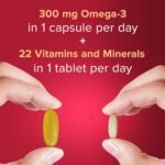 Seven Seas Omega-3 and Multivitamins Man, with B Vitamins and Magnesium, 30-Day Duo Pack, 30 Omega-3 Capsules and 30 Multivitamin Tablets - Image 5