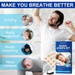 Magnetic Nose Strips, Magnetic Nasal Strips (60 Count-1 Month Supply), Anti Snoring Devices - Reduce Snoring, Improve Sleep Quality - Sweat Resistant, Skin Friendly Nose Strips - Image 3