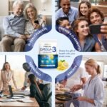 Fish Oil Omega 3 Supplements-1280 Mg Omega-3 Fatty Acid Supplements-650mg Epa + 450mg Dha Promotes Brain & Heart Health Essential Fatty Acids 240ct - Image 4