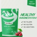 Black Swan Tart Cherry Capsules - 1000mg Antioxidant Formula Immune System Muscle Joint Health Better Sleep Enhanced Energy Levels Natural Supplement - 60 Caps 2 Month Supply - Image 3