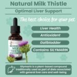 Milk Thistle for Dogs, Liver Support for Cats, Dog Silymarin Antioxidant, Liquid Drops, No Nasty Chemicals, Made in UK (30ml) - Image 4