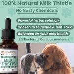 Milk Thistle for Dogs, Liver Support for Cats, Dog Silymarin Antioxidant, Liquid Drops, No Nasty Chemicals, Made in UK (30ml) - Image 5
