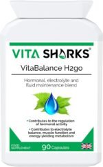 VitaBalance H2go 90 Water Balance Capsules | Hydration Support Electrolyte Blend | Natural, Vegan, Antioxidant | Fluid & Hormonal Maintenance with Magnesium, Vitamin B6 & NO Caffeine - Image 5