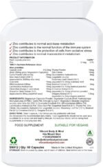 Vibrant Detox - Liver Detox and Colon Cleanse with Caprylic Acid, Probiotics, Quercetin - Heavy Metal Detox - 100 Capsules Made in The UK - Image 3