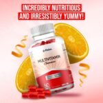 Flebo Multivitamin Gummies for Women & Men - Vegan Chewable Adult Orange Flavour 60 Gummies - 1 Month Supply, 9 Vitamins & Minerals VIT C, D3, B6, B7, Iron & Zinc - Immune Support & Skin Health - Image 4