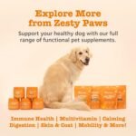 Zesty Paws Omega Skin & Coat Chews for Dogs | Helps Skin, Nail, Joint & Heart Health, Healthy & Shiny Coat, Anti-Itch | Contains Omega-3, Biotin, Vitamin C & E, Zinc, Algal Oil | Daily Use | 90 Chews - Image 5