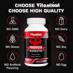 Fadogia Agrestis 1000mg with Ashwagandha & ZINC- Maximum Strength Fadogia Agrestis Extract Supplements - Drive, Athletic Performance & Muscle Mass - Gluten Free, Non-GMO, 60 Softgels - Image 4