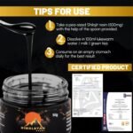 Pure Shilajit Resin – 50g Jar – Natural Energy Booster – Strength, Vitality & Wellness Support – Authentic Himalayan Source – Lab Tested for Purity - Image 5