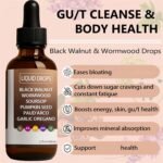 Black Walnut Wormwood Body Drops,Para/site Cleanse for Humans Drops with Wormwood,Black Walnut,Clove,Pumpkin Seed Oil & Oregano Oil,Rapid Gu/t Cleanse Health,Herbal Formula,Improve Energy - Image 4