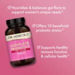 Dr. Mercola, Complete Probiotics for Women Capsules, 90 Servings (90 Capsules), 70 Billion CFU, Digestive Health Support, Non GMO, Soy Free, Gluten Free - Image 6