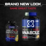 USN Muscle Fuel Anabolic All-In-One Muscle Mass Gainer, Banana Flavour - 2kg, 54g Protein Powder, 5g Creatine Powder & 5g BCAA Powder For Maximum Muscle Growth, Post Workout Recovery Drink Mix - Image 3