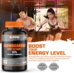 RIPPD Ashwagandha 500mg 60 Capsules | High Strength 20:1 Extract Equivalent to 10,000mg Root | Vegan Adaptogen Supplement for Stress, Sleep & Immunity Support - Image 5