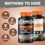 RIPPD Ashwagandha 500mg 60 Capsules | High Strength 20:1 Extract Equivalent to 10,000mg Root | Vegan Adaptogen Supplement for Stress, Sleep & Immunity Support - Image 9