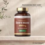 Organic Lions Mane Supplement 3000mg | 30% Polysaccharides High Strength | Certified Organic by The Soil Association | Mushroom Fruiting Bodies Extract | 120 Vegan Capsules | by Horbaach - Image 4