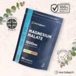 Magnesium Malate Capsules 1000mg | High Absorption Elemental | High Strength Supplement | 90 Vegan Capsules | by Horbaach - Image 6