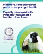 Protexin Veterinary Fibreplex for Rabbits, Syringe – A Probiotic and Prebiotic Paste to Encourage Normal Digestive Function. Carrot Flavour Orange - Image 3