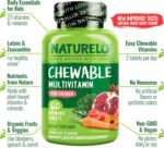 NATURELO Chewable Multivitamin for Children – Natural Whole Food Nutrients - 60 Chewable Tablets | 1 Month Supply - Image 5
