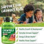 NATURELO Chewable Multivitamin for Children – Natural Whole Food Nutrients - 60 Chewable Tablets | 1 Month Supply - Image 7