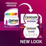 Centrum Women Multivitamin Tablets for Women, Vitamins with 23 Essential Nutrients, Including Vitamin C, D, and Iron, 60 ct (Packaging and Tablet Colour May Vary Slightly) (Pack of 3) - Image 3