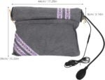 Beaupretty USB Heated Neck Wrap with Herbal Filling Ergonomic Electric Heat Pad for Neck Support and Soreness Relief Detachable Washable Design for Travel Office and Sleep Comfort - Image 3