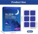60Pcs Sleep Patches, Upgraded Sleep Patches for Adults Deep Sleep Patches, Natural Sleep Aids for Adults Improve Quality Sleep Quickly Sleep(Blue) - Image 3