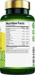 Vitamin B Complex High Strength - 60 Vegan Tablets – Contains All 8 B Vitamins in 1 Tablet - Vitamins B1, B2, B3, B5, B6, B12, Biotin & Folic Acid Supplement - Etanics – Made in The UK - Image 7