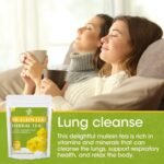 iMATCHME Mullein Leaf Tea, Herbal Tea, Mullein Tea Bags for Lung Cleanse, Respiratory Support and Mucous Membranes, Herbal Tea Caffeine Free, Non-GMO, 40 Tea Bags - Image 3