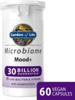 Garden of Life Microbiomes Probiotics Mood+ Supplements | 60 Vegan Capsules Made in Italy | 30 Billion CFU 15 Strains and KSM-66 Ashwagandha | Gluten, Dairy & SOYA Free - Vegan - Image 3