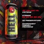 HELLGREEN APPLE Energy Drink | +20% More Caffeine | Vitamins B2, B3, B6, B12, C & D | No Preservatives | Environmentally Friendly Packaging | 12 x 500 ml | Compatible with HELL Energy - Image 5