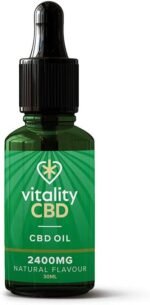 Vitality CBD Drops and Spray in MCT Oil 2400mg of CBD, Natural, 30 ml, NO THC - Image 5