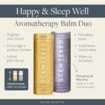 Scentered Aromatherapy Balm Stick Duo for Sleep Support & Mood Boost - Roll On Essential Oil Blends of Lemon Myrtle, Lavender, Ylang Ylang - Aromatherapy Gifts for Women - Sleep Well & Happy - Image 3