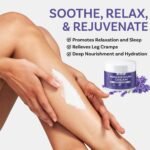 Magnesium Cream for Sleep and Leg Cramps: Soothing Lavender Magnesium Cream for Muscle Relief & Restless Nights - Eases Cramps & Pain for Relaxation (4 fl oz) - Image 4
