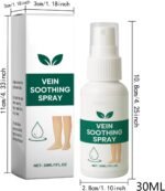 Vein Soothing Spray - Natural Leg Protection Mist for Circulation Support, 1.18x1.18x4.33 inches Fast Acting Cooling Faisition with Formula Based, Co - Image 3