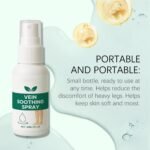 Vein Soothing Spray - Natural Leg Protection Mist for Circulation Support, 1.18x1.18x4.33 inches Fast Acting Cooling Faisition with Formula Based, Co - Image 4