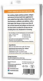 Chicken Bone Broth for Dogs & Cats - Free Range | 100% Real & Natural Liquid Bone Broth for Pets | High in Collagen & Protein for Healthy Joints, Gut, Digestion, Skin & Sickness Recovery - Image 3