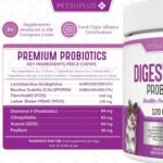 Dog Probiotics for gut health. Dog Probiotic Supplements. Pre and Probiotics for Dogs. Support digestive health, rebalance gut microbiome, aid digestion & boost the immune system. 120 Chews - Image 6
