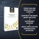 Healthspan Elite Omega 3 1,000mg (4 Months' Supply) | Support Your Brain, Heart & Eye Health | 230mg DHA & 520mg EPA | All Blacks Official Partner | Sustainably Sourced | Informed Sport Accredited - Image 3