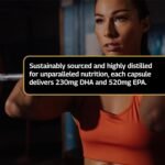 Healthspan Elite Omega 3 1,000mg (4 Months' Supply) | Support Your Brain, Heart & Eye Health | 230mg DHA & 520mg EPA | All Blacks Official Partner | Sustainably Sourced | Informed Sport Accredited - Image 5