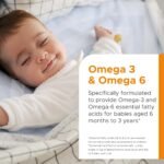 EQUAZEN Baby Capsules | Omega 3 & 6 Supplement | Supports Brain Function | Blend of DHA, EPA & GLA | Add to Food/Drink | for Babies from 6 Months to 3 Years | 30 Capsules - Image 4
