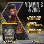 Vitamin C & Zinc Vegan Tablets | 2-in-1 Immune Support Supplement | High Strength Formula for Optimal Health | by XCelerate Nutrition (120 Tablets) - Image 5