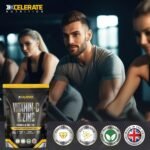 Vitamin C & Zinc Vegan Tablets | 2-in-1 Immune Support Supplement | High Strength Formula for Optimal Health | by XCelerate Nutrition (120 Tablets) - Image 6