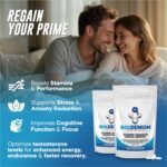 Natural Testosterone Support Supplement for Men x 60 Capsules - Natural Male Enhancing Supplement - Boost Energy, Strength & Vitality - Food & Herbal UK Made - Image 3