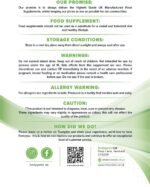 Broccoli Sprout Extract Capsules – Broccoli Sprout Extract – with high Anti-oxidants Properties – Support PMS Symptoms – Weight Loss – Support Estrogen Level – Vegan Supplement (30 caps) - Image 3