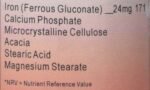 Health Plus Chelated Iron 24mg Mineral Supplement - 90 Tablets - Image 4