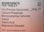 Health Plus Chelated Iron 24mg Mineral Supplement - 90 Tablets - Image 5
