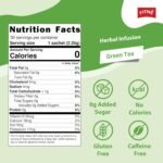 FITNE Green Tea Herbal Honey Lemon With Garcinia Senna Infusion Gentle Detox Cleanse High Antioxidant No Calories Stevia Sweetener, 30 Tea Bags - Image 3