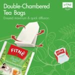 FITNE Green Tea Herbal Honey Lemon With Garcinia Senna Infusion Gentle Detox Cleanse High Antioxidant No Calories Stevia Sweetener, 30 Tea Bags - Image 7